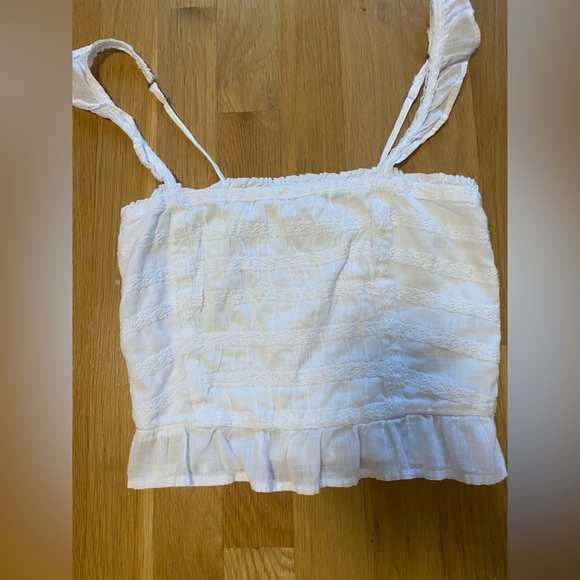 Abercrombie & Fitch white crop top - Picture 3 of 10